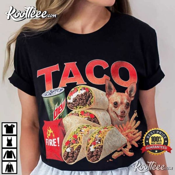 Taco Funny Meme 90s Bootleg T-Shirt