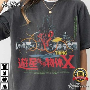 The Thing Vintage 80s Horror Movie Japanese T Shirt (1)