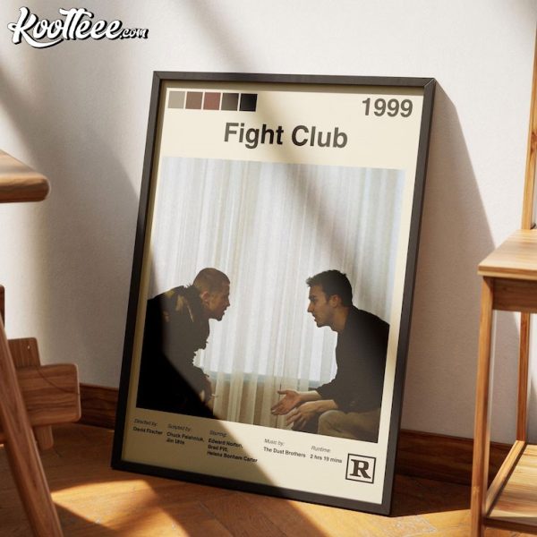 Fight Club Movie Minimalist Print Poster