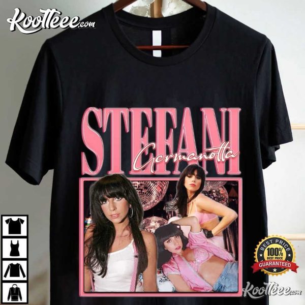 Stefani Germanotta Lady Gaga Retro T-Shirt