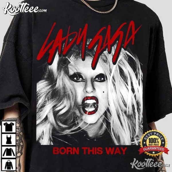 Lady Gaga Born This Way Vintage 90s T-Shirt