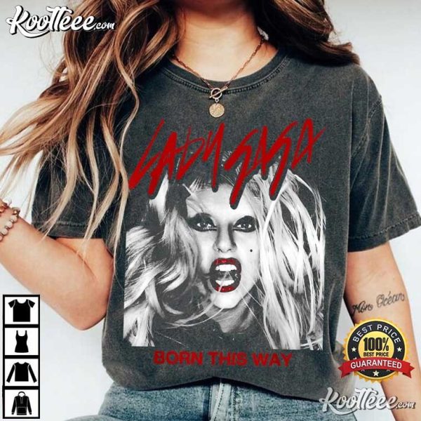 Lady Gaga Born This Way Vintage 90s T-Shirt