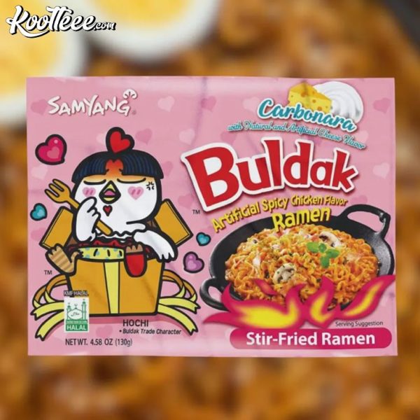 Buldak Ramen Korean Noodles Fleece Blanket