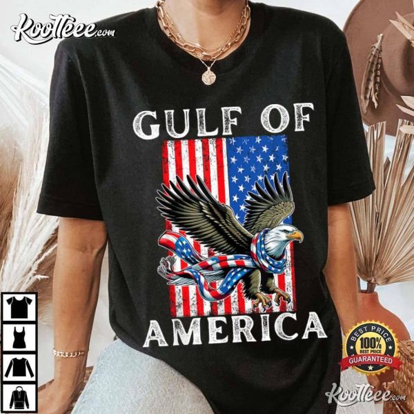 Gulf Of America The United States American Flag T-Shirt