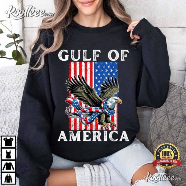 Gulf Of America The United States American Flag T-Shirt