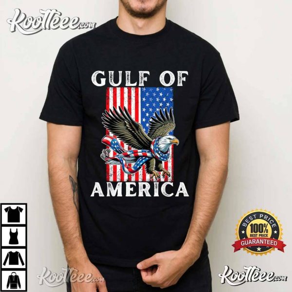 Gulf Of America The United States American Flag T-Shirt