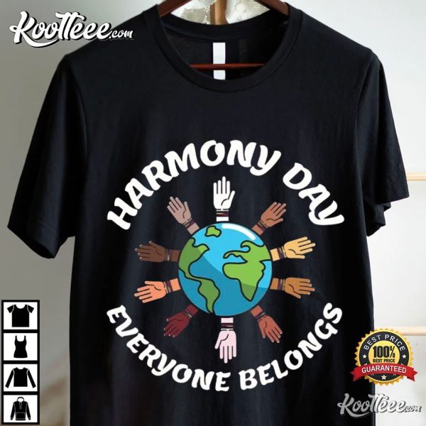 Harmony Day Everyone Belongs Diversity T-Shirt