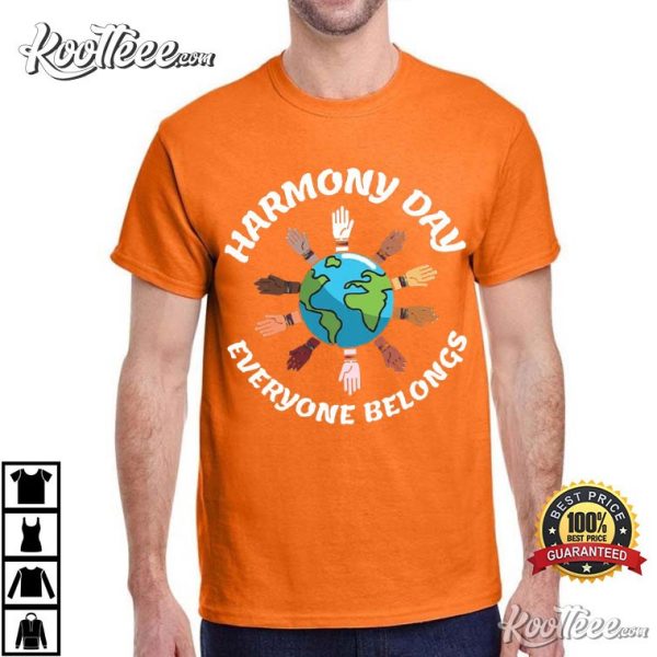 Harmony Day Everyone Belongs Diversity T-Shirt