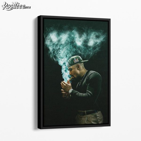 Jalen Hurts MVP Smoke Philadelphia Eagles NFL Poster