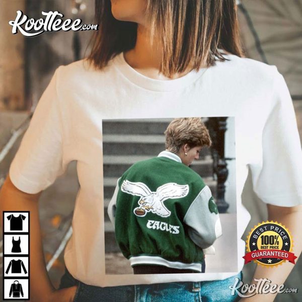 Princess Diana Philadelphia Eagles Jacket T-Shirt