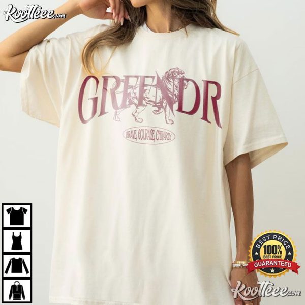 Gryffindor Lionheart Dramione Wizard School Pottery T-Shirt