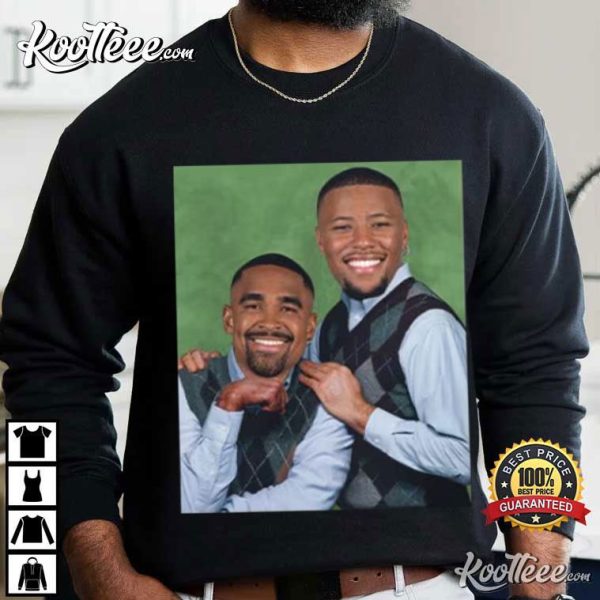 Saquon Barkley And Jalen Hurts Funny Step Brothers Philly T-Shirt