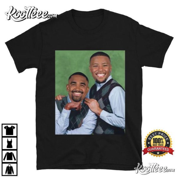 Saquon Barkley And Jalen Hurts Funny Step Brothers Philly T-Shirt