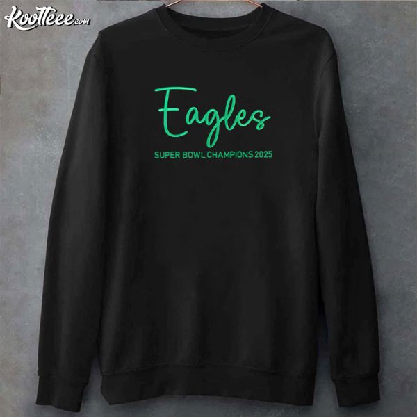 Philadelphia Eagles Super Bowl Champions 2025 LIX Embroidered Sweatshirt