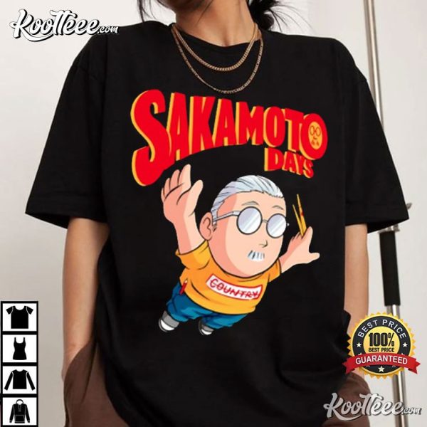 Flying Sakamoto Days Manga T-Shirt