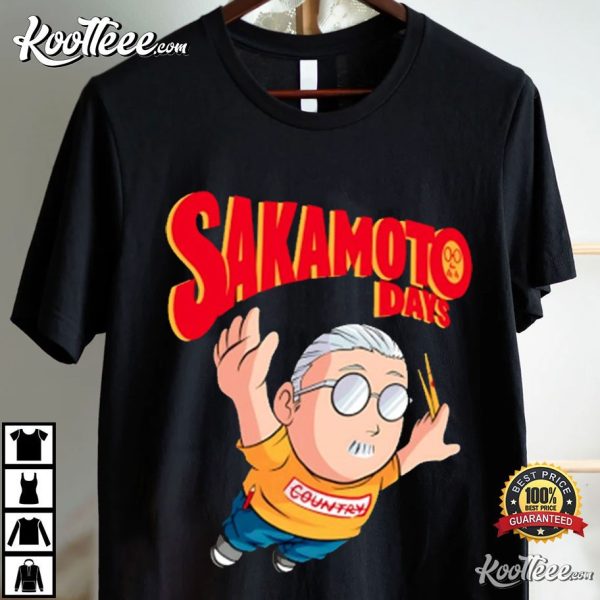 Flying Sakamoto Days Manga T-Shirt