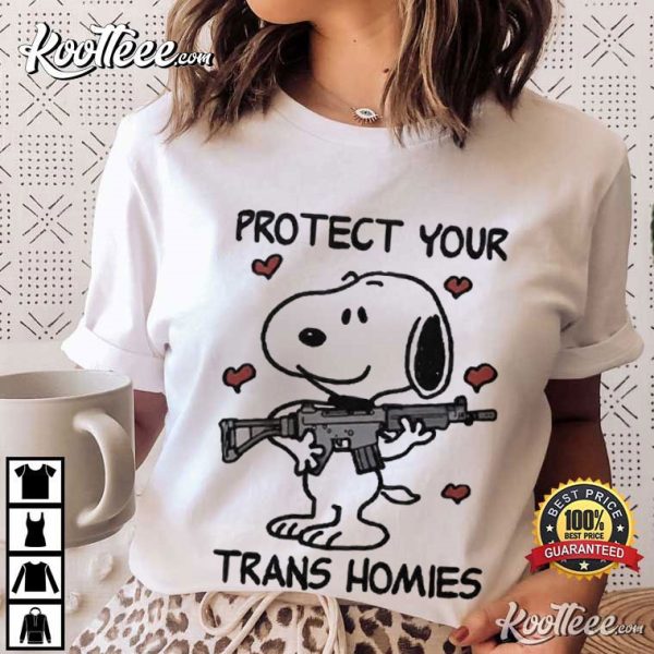 Protect Your Trans Homies Snoopy T-Shirt