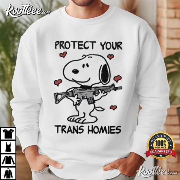 Protect Your Trans Homies Snoopy T-Shirt