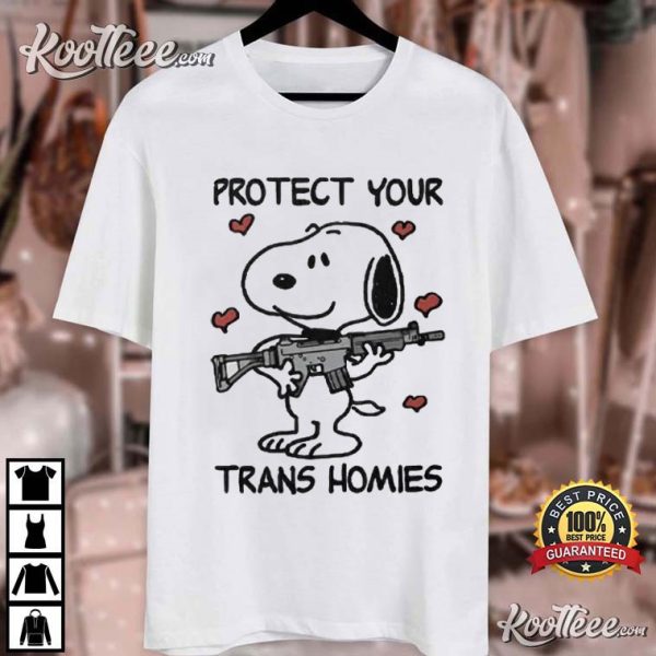 Protect Your Trans Homies Snoopy T-Shirt