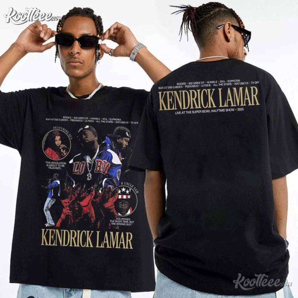 Kendrick Lamar Super Bowl Halftime Show 2025 Rap T-Shirt