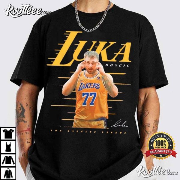 Luka Doncic Los Angeles Lakers Thinking T-Shirt