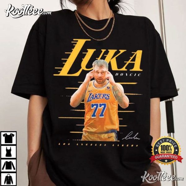 Luka Doncic Los Angeles Lakers Thinking T-Shirt