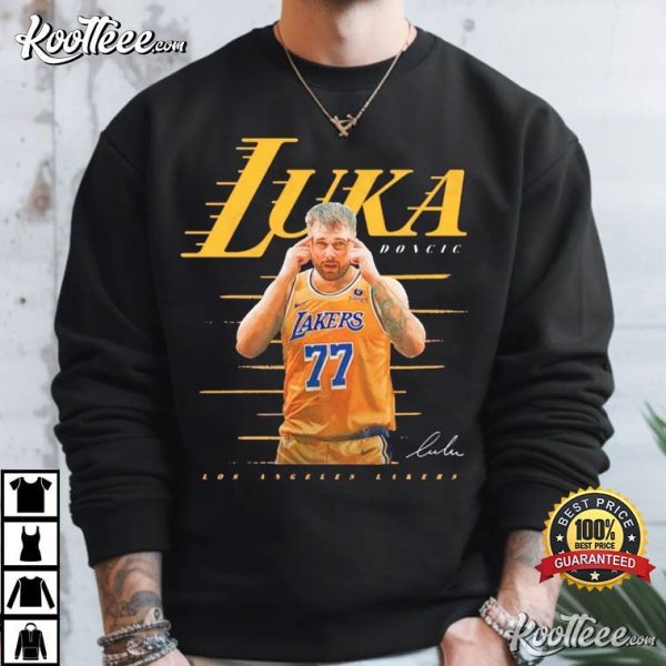 Luka Doncic Los Angeles Lakers Thinking T-Shirt