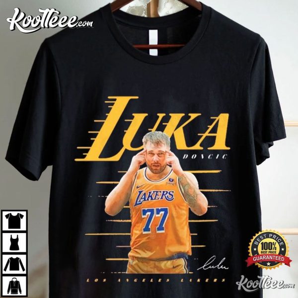 Luka Doncic Los Angeles Lakers Thinking T-Shirt