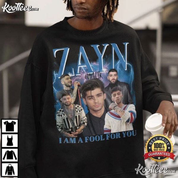 Zayn Malik Retro 90s Fan Gift T-Shirt