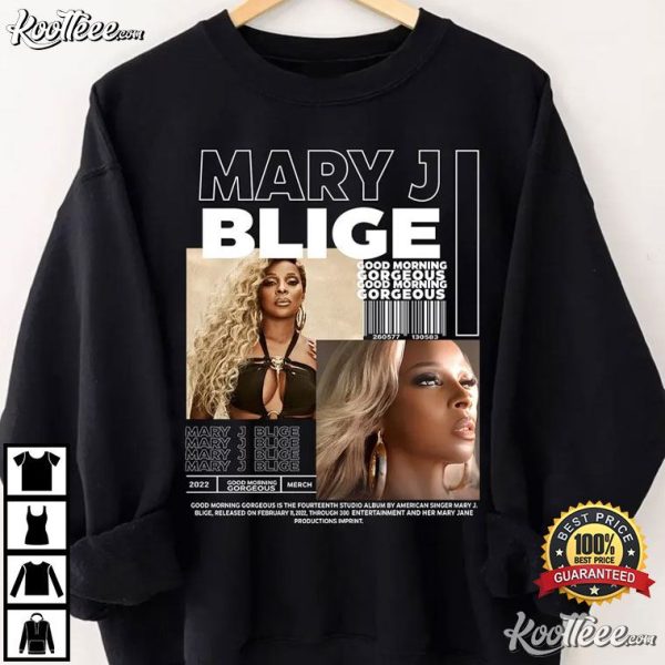 Mary J Blige The Good Morning Gorgeous Tour 2022 Merch T-Shirt