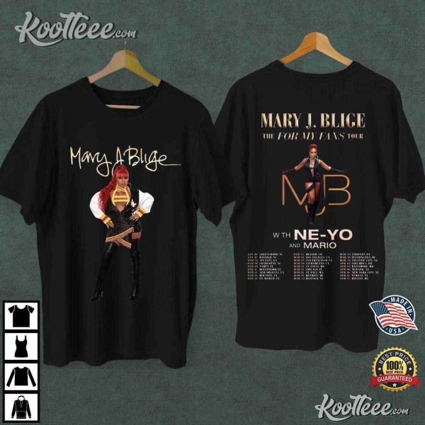 Mary J Blige For My Fans Tour 2025 T-Shirt