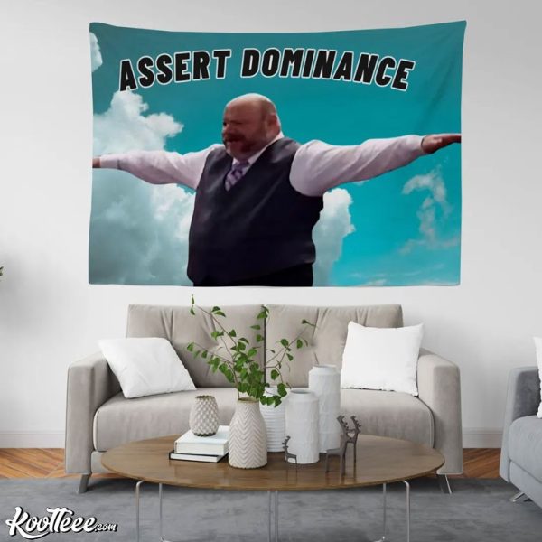 Bertram Winkle Jessie Assert Dominance Funny Wall Tapestry