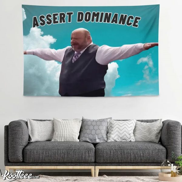 Bertram Winkle Jessie Assert Dominance Funny Wall Tapestry