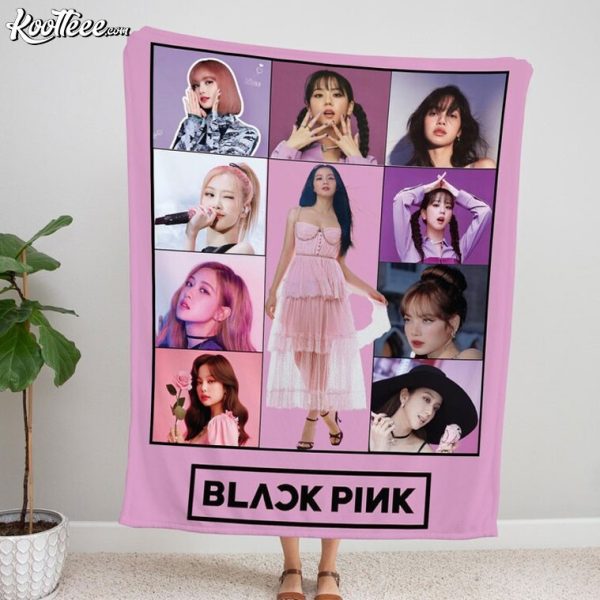 Blackpink Photo Gift For Fan Fleece Blanket