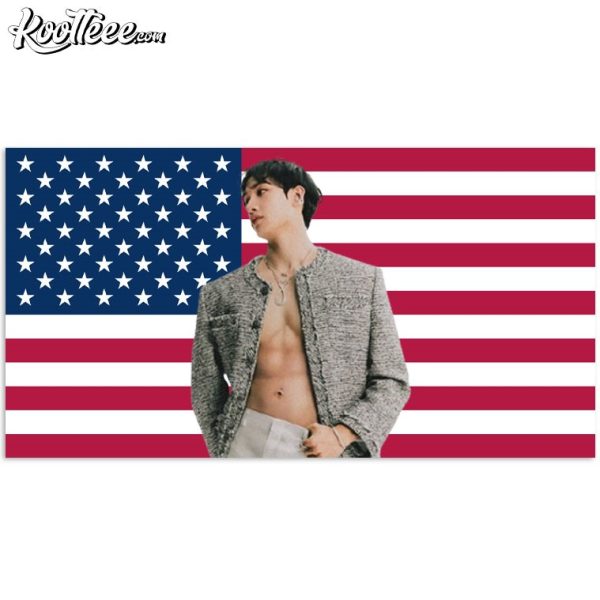 BangChan Stray Kids America Flag