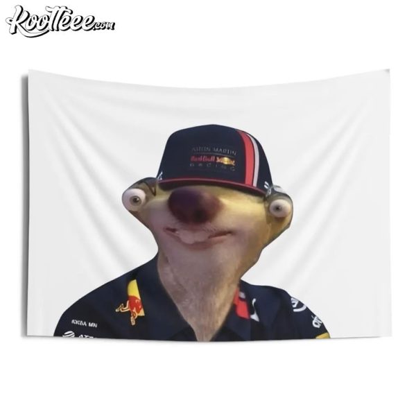 Max Verstappen F1 Sid Meme Wall Tapestry