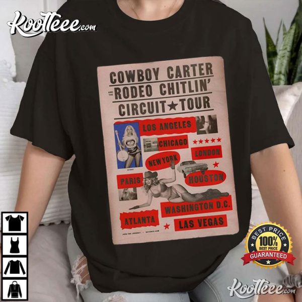 Beyonce Cowboy Carter Rodeo Chitlin Circuit Tour T-Shirt