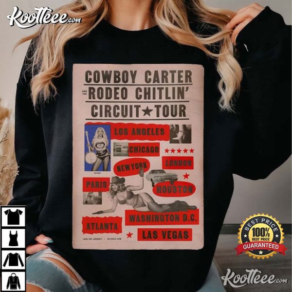 Beyonce Cowboy Carter Rodeo Chitlin Circuit Tour T-Shirt