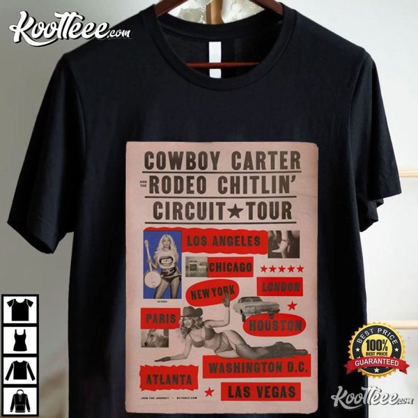 Beyonce Cowboy Carter Rodeo Chitlin Circuit Tour T-Shirt