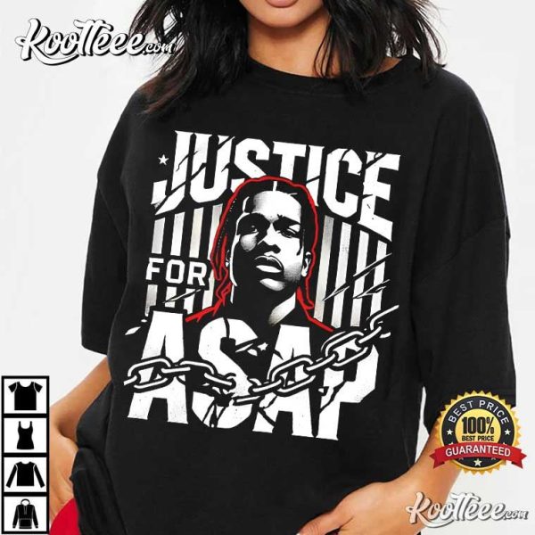 Justice For ASAP Rocky Retro T-Shirt