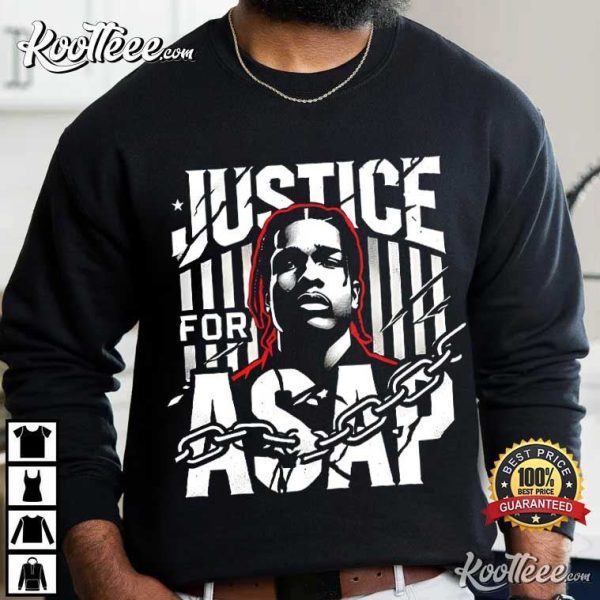 Justice For ASAP Rocky Retro T-Shirt