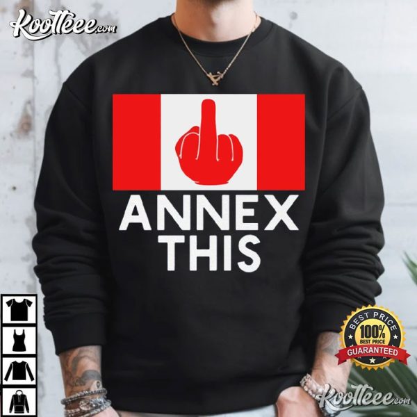 Funny Annex This Anti-Trump Canada Flag T-Shirt