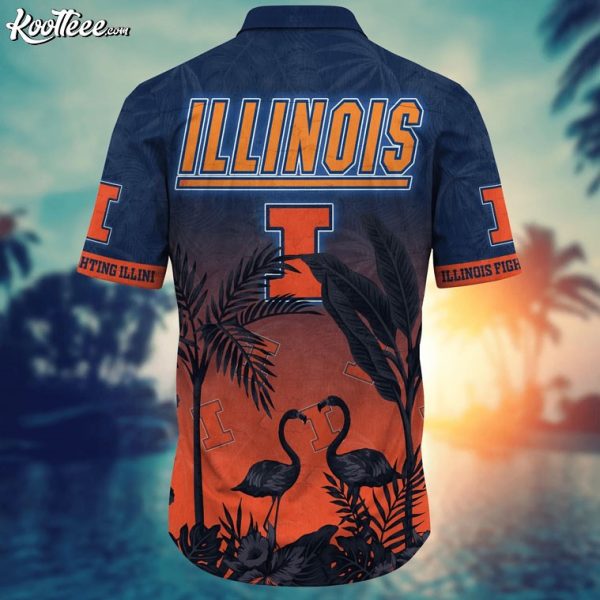 Illinois Fighting Illini NCAA Hawaiian Shirt