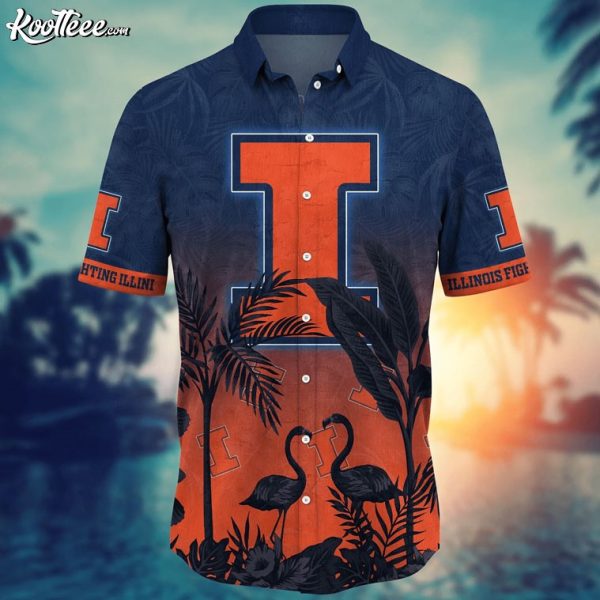 Illinois Fighting Illini NCAA Hawaiian Shirt