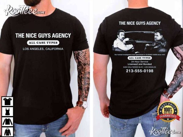 The Nice Guys Agency Movie Gift T-Shirt