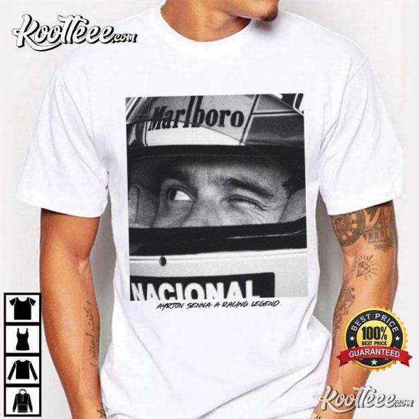 Ayrton Senna F1 Marlboro Racing Legend T-Shirt