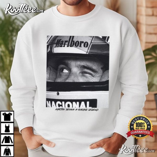 Ayrton Senna F1 Marlboro Racing Legend T-Shirt