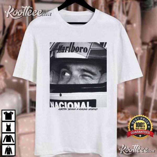 Ayrton Senna F1 Marlboro Racing Legend T-Shirt