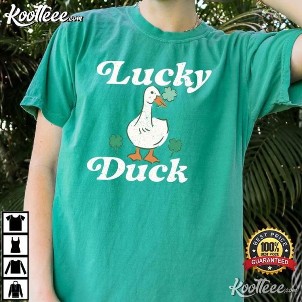 Lucky Duck Funny St Patrick’s Day Irish Party T-Shirt