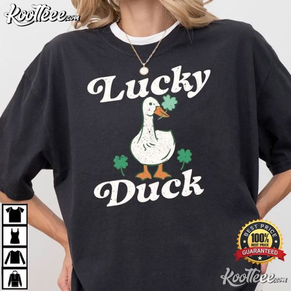 Lucky Duck Funny St Patrick’s Day Irish Party T-Shirt